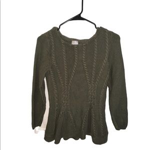 Cupio Peplum Sweater